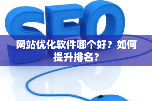 网站优化软件哪个好？如何提升排名？